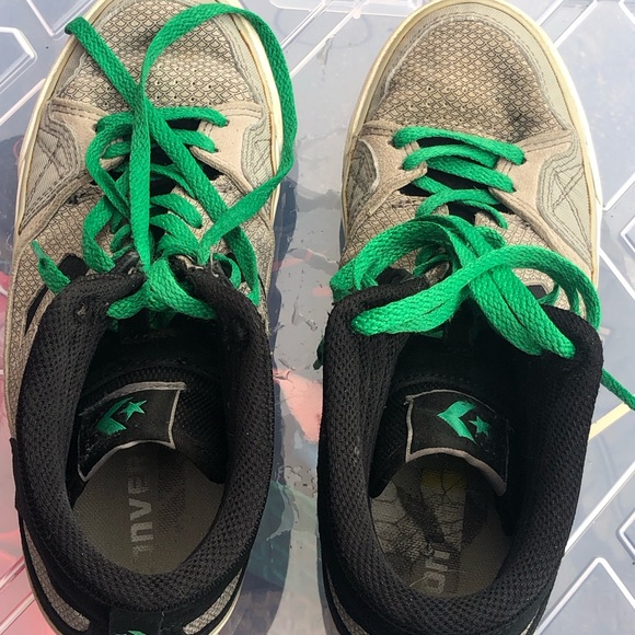 Converse Chuck Taylor All Star Men’s High Top Beige Blue Canvas Sneakers Sz 7.5 - Picture 11 of 11